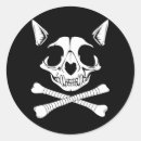 Search for pirate cat stickers Skull