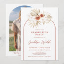 Search for floral graduation invitations Bohemian
