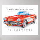 Search for red corvette posters Classic