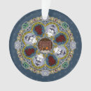 Search for stained glass art christmas tree decorations Mandala