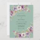 Search for purple and sage wedding invitations Elegant