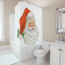 Search for santa shower curtains retro