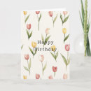 Search for tulip flower birthday cards Floral