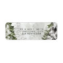 Search for winter wonderland return address labels Modern