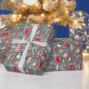 Search for vintage pink christmas wrapping paper Trees