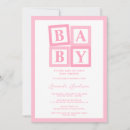 Search for baby shower blocks Pink