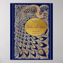 Search for peacock wedding posters Blue