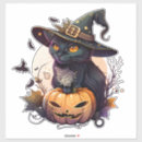 Search for wizard hat stickers Black cat
