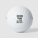 Search for 70th birthday golf balls Seventy