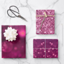 Search for bokeh wrapping paper Pink