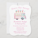 Search for ice cream truck invitations Girl