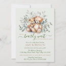 Search for teddy bear twin shower invitations Gender neutral