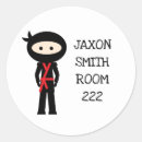 Search for red ninja stickers Karate