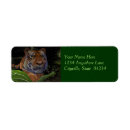 Search for big cat return address labels Tiger
