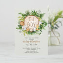 Search for safari elephant baby shower invitations Watercolor