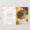 Search for pastel 2nd birthday invitations Hippie