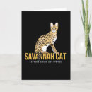Search for savannah cards Cat