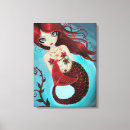 Search for mermaid canvas prints Fantasy