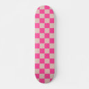 Search for pink checkered skateboards Gingham