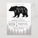 Search for mama bear baby shower invitations Mother to be