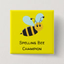 Search for bees square badges Yellow