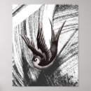 Search for black and white bird art Drawing