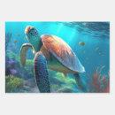 Search for sea turtle gift wrap Diving