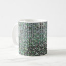 Search for emerald green mugs Glitter
