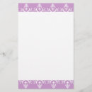 Search for lilac purple stationery paper Feminine