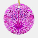 Search for violet flower christmas tree decorations William morris