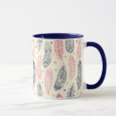 Search for pink feather mugs Abstract