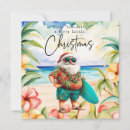 Search for surfing christmas cards Hawaiian