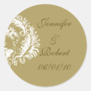 Search for damask design stickers Gold