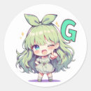 Search for chibi girl stickers Anime