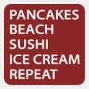 Search for ice cream lover stickers Beach