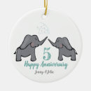 Search for 5th wedding anniversary christmas tree decorations Fifth