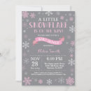 Search for grey and white baby shower invitations Winter wonderland