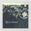 Search for denim and lace invitations Jean