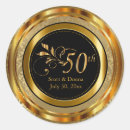 Search for golden anniversary stickers Elegant