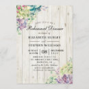 Search for succulent rehearsal dinner invitations Wood