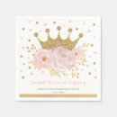 Search for pink and gold napkins Girl