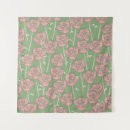Search for 70s flowers tapestries Green