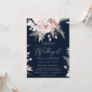 Search for navy and ivory wedding invitations Floral