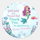 Search for blue mermaid stickers Oneder the sea
