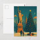 Search for new york christmas postcards Nyc holiday