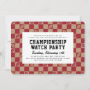 Search for football game invitations Potluck