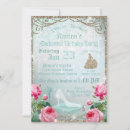 Search for cinderella slipper invitations Fairytale