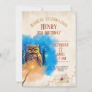 Search for owl party invitations Wizard