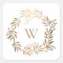Search for gold monogram wedding stickers Bridal shower