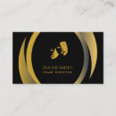 Search for theatre stage business cards Black